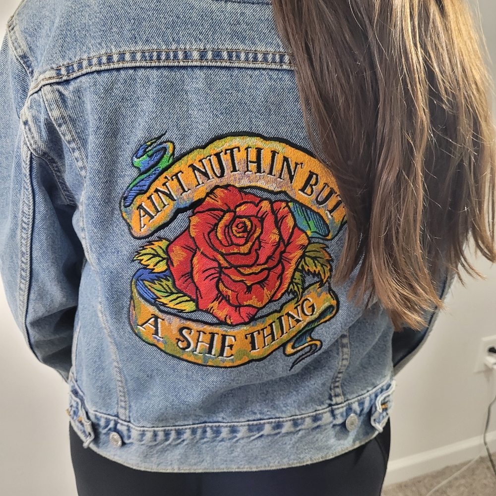 Levi’s Salt N Pepa Ain’t Nuthin’ But a She Thing Denim Jacket